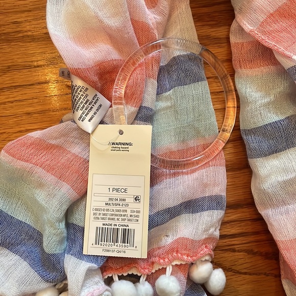 Kids Cat & Jack colorful scarf - Picture 2 of 2